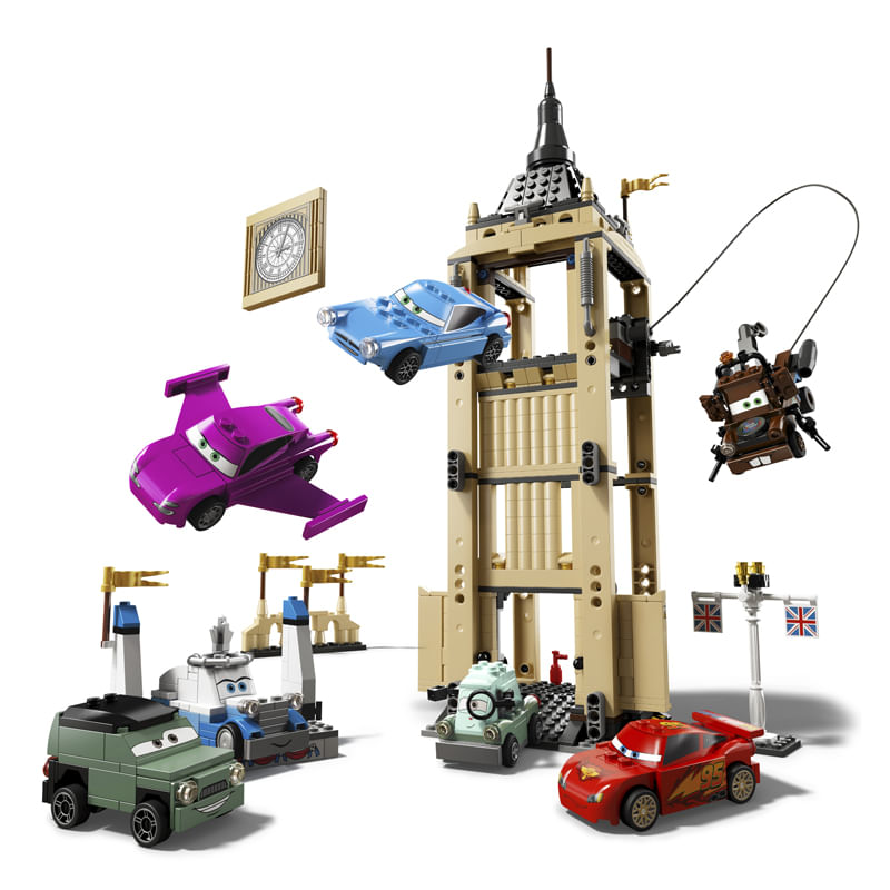 LEGO Disney Cars 2 modelo Fuga Explosiva do BigBentley LEGO Disney Cars 2 modelo Fuga Explosiva do BigBentley