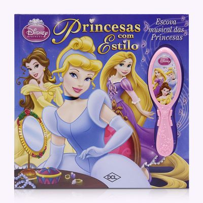 Livro---Princesas-Disney-com-Estilo---Escova-Musical