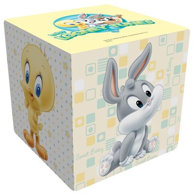 Cubo-de-Espuma---Looney-Tunes-Baby---Branco---Pais-e-Filhos