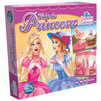 Quebra-Cabeca-Progressivo---Vida-de-Princesa---Pais-e-Filhos