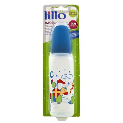 Mamadeira-Ortodontica-Silicone-240-ml-Magia-Azul---Lillo-