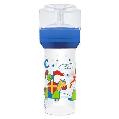 Mamadeira-Super-Magia-Ortodontico-Silicone-260-ml-Azul---Lillo