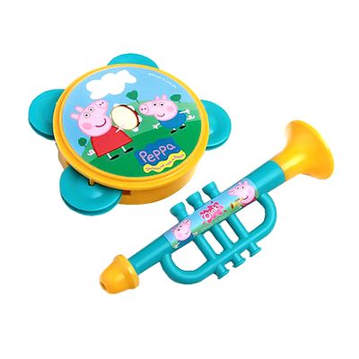 Bandinha-da-Peppa-Pig---Corneta-e-Pandeiro---Elka