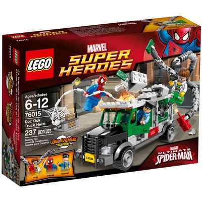 76015---LEGO-Super-Heroes---Spider-Man--O-Caminhao-de-Assalto-de-Doc-Octopus