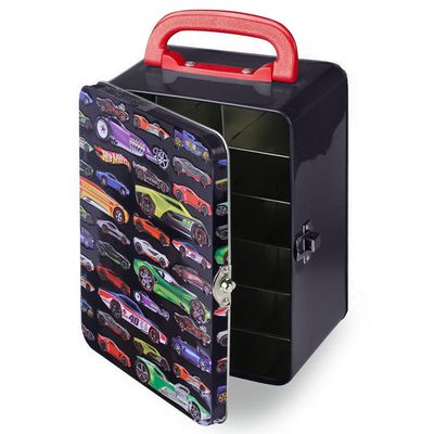 Maleta-Hot-Wheels-Porta-Carrinhos---Preta---Intek---HWCC2