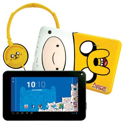 Tablet-Android-4.2-Adventure-Time-com-Headphone---Tela-7-Multi-Touch-e-Memoria-Interna-8GB---Candide