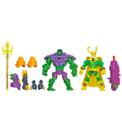 Bonecos-Marvel---Super-Hero-Mashers---Hulk-Vs-Loki---Hasbro