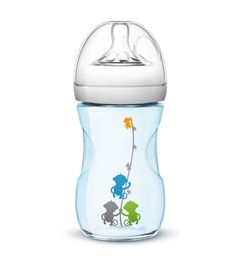 Mamadeira-Petala---Azul---Fluxo-Medio---260-ml---Philips-Avent