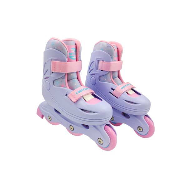 Patins Inline Candy Lilás Tamanho 32-33 (P)