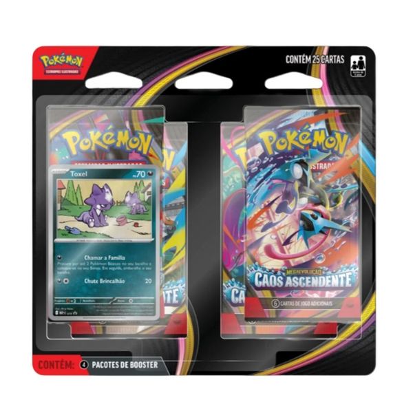 Pokémon TCG Quadruplo Toxel Caos Ascendente Copag