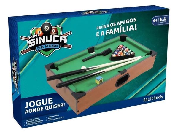 Jogo Mini Mesa De Sinuca - Multikids