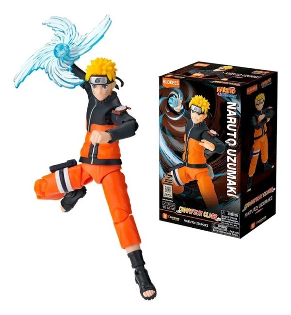 Blokees Model Kit Champion Class 02  Naruto Uzumaki 14 Cm Articulado – 103 peças