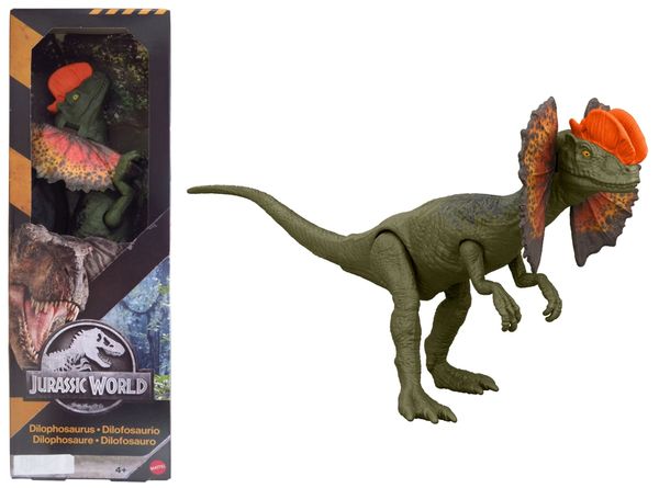 Dilophosaurus - Dinossauro Jurassic World 30 Cm - Mattel