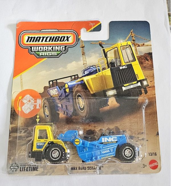 Matchbox Working Rigs - MBX Road Scraper