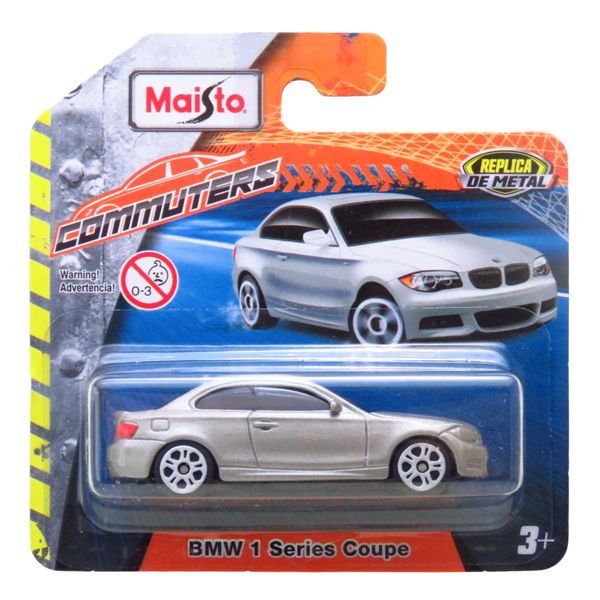 BMW 1 Series Coupe Prata - Fresh Metal - 1/64 - Maisto