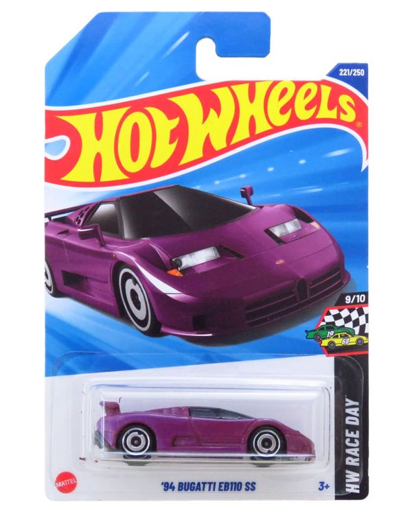 '94 Bugatti EB110 SS - HW Race Day - 1/64 - Hot Wheels