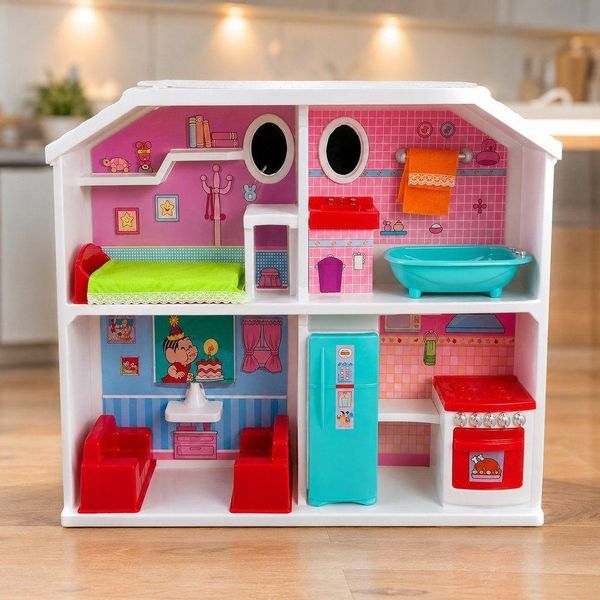 Casinha de Brinquedo da Mônica 28 Acessórios Branca Lua de Cristal