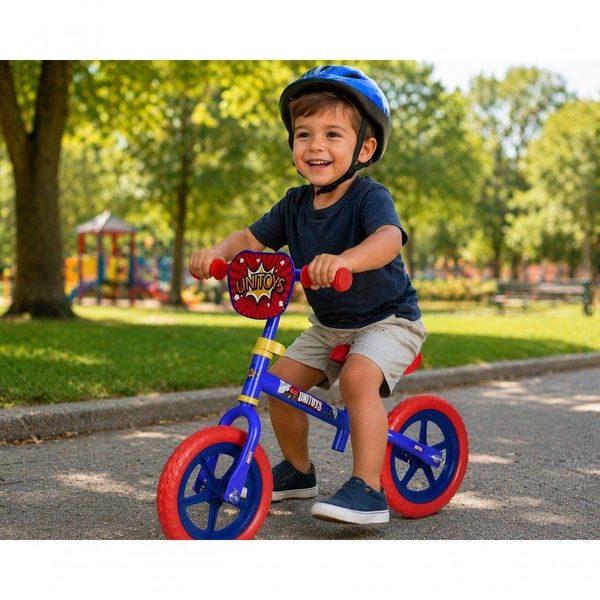 Bicicleta de Equilíbrio Infantil sem Pedal Azul 1 Ano Unitoys