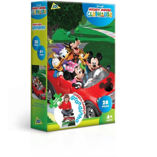 Quebra-Cabeça 28 Peças Mickey Grandinho - Toyster