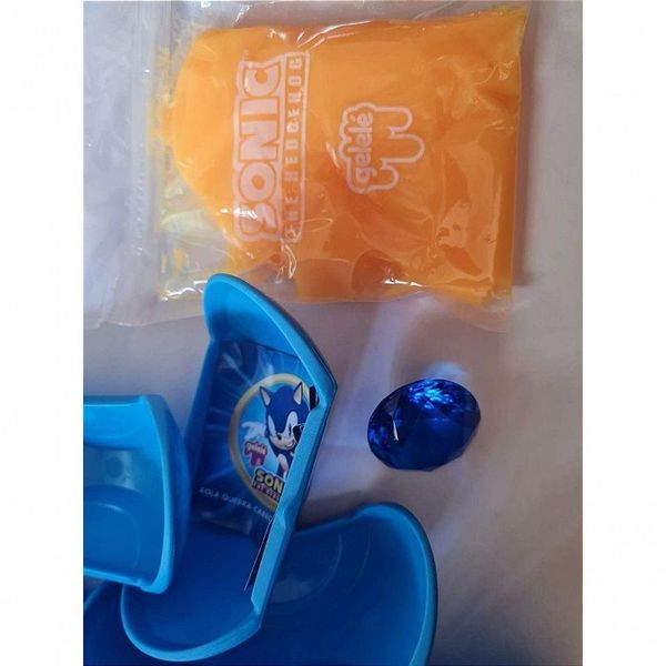 Kit 28 Slime Sonic Bola Monta e Desmonta Esmeralda do Caos Doce Brinquedo