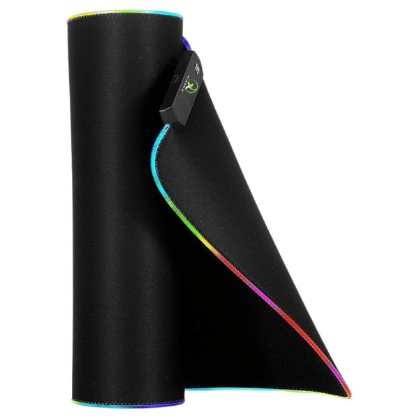 Mouse Pad Gamer LED RGB Extra Grande Preto 400mm 900mm XC-MPD-06