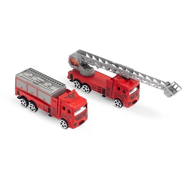 Caminhão de Brinquedo X-Power Bombeiro com Fricção Vermelho Pica Pau