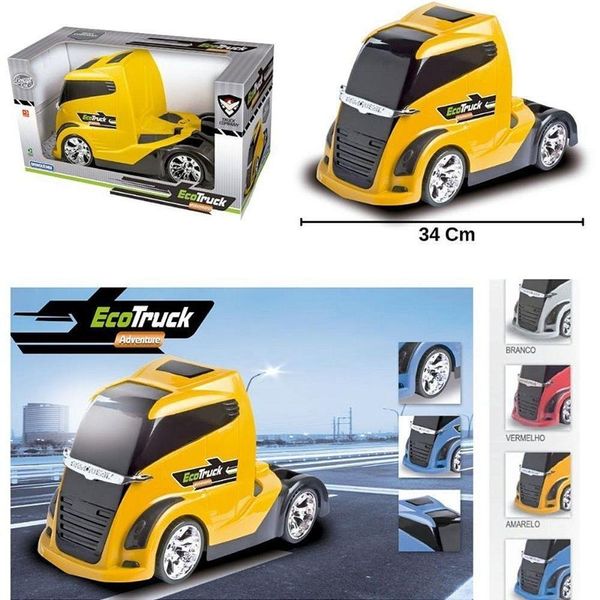 Caminhão de Brinquedo Eco Truck Adventure 34cm Polipropileno Brinquemix
