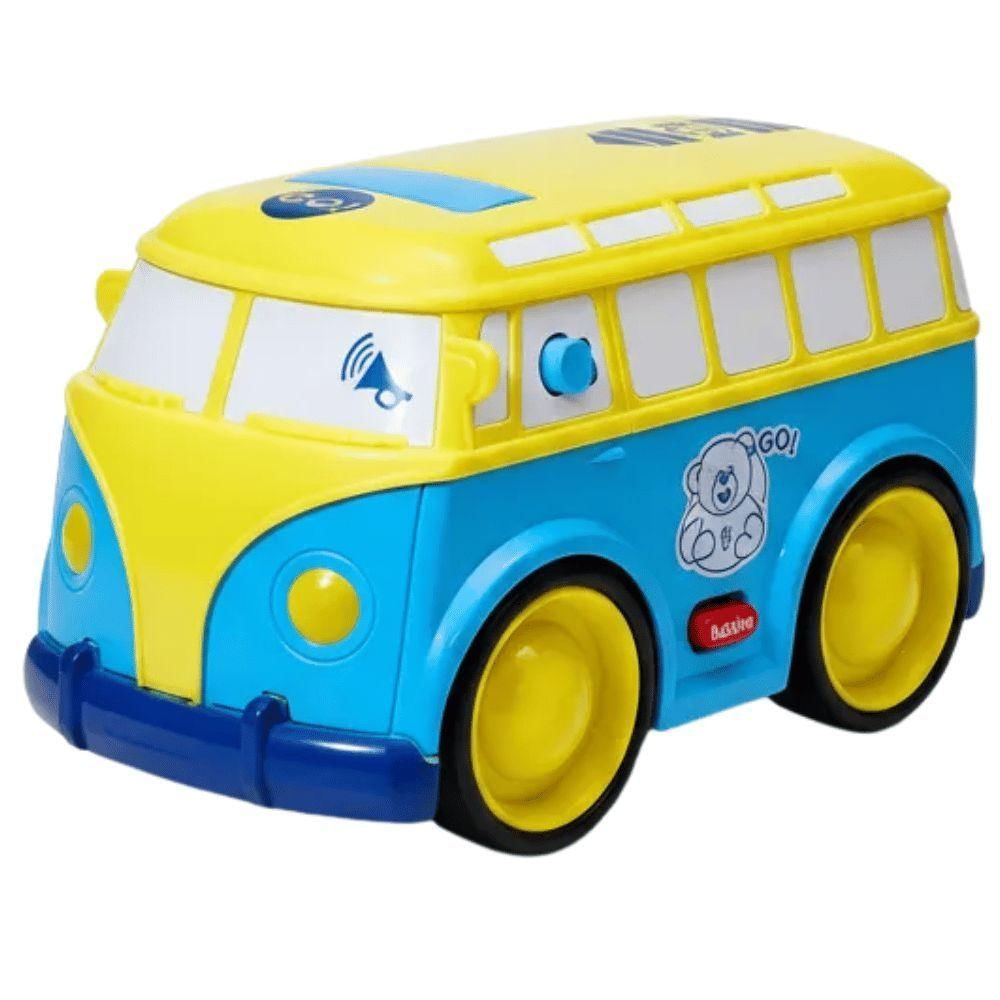 Carrinho de Brinquedo Kombinha Super Fast com Luzes e Sons Cardoso Toys