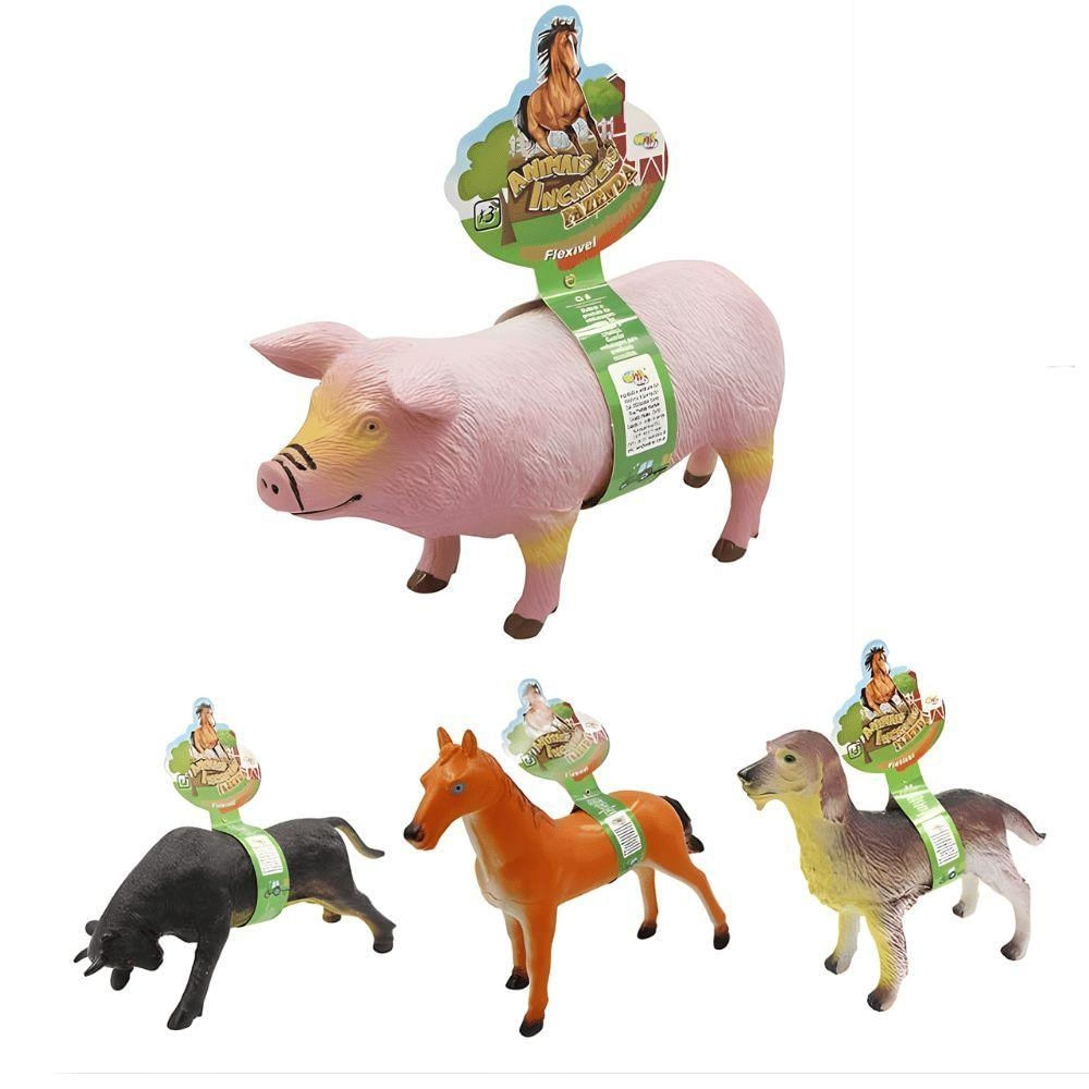 Brinquedo Animais da Fazenda WB7919 Plástico PP Well Kids