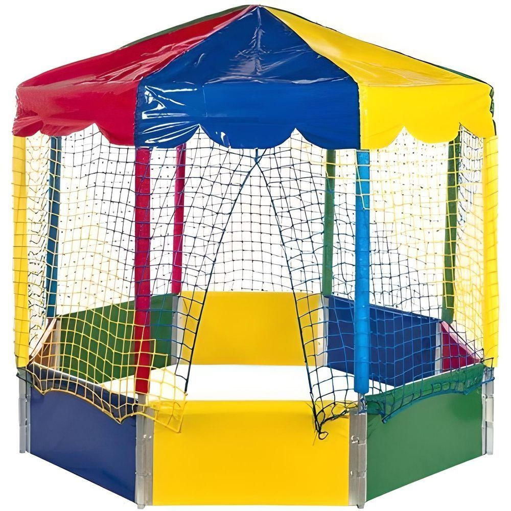 Piscina de Bolinhas Oitavada Octogonal 2,00M Colorida Rotoplay Brinquedos