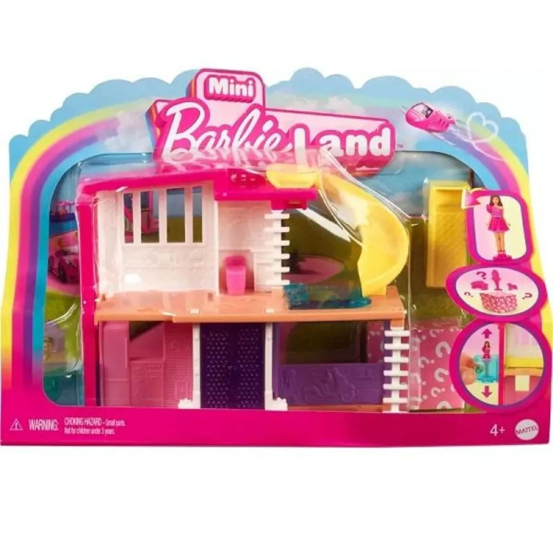 Barbie Mini BarbieLand Casa de Boneca Branca Mattel HYF44