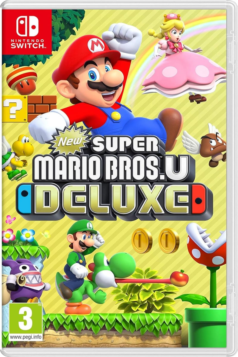 New Super Mario Bros. U Deluxe Switch Midia Fisica