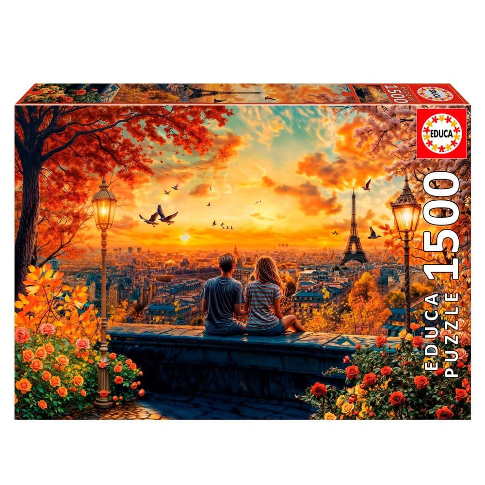 Puzzle 1500 Peças Paris Apaixonante - Educa 20569