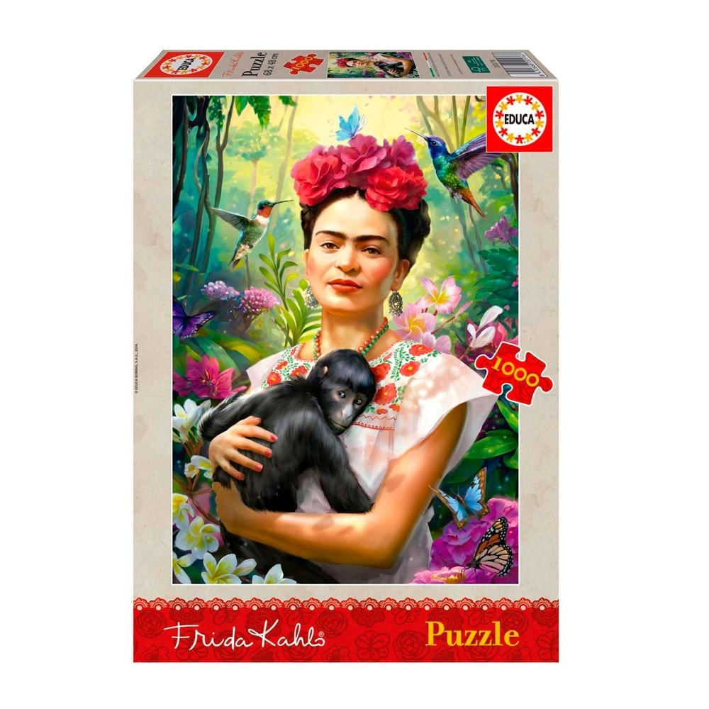 Puzzle 1000 Peças Jardim da Vida Frida Kahlo - Educa 20176