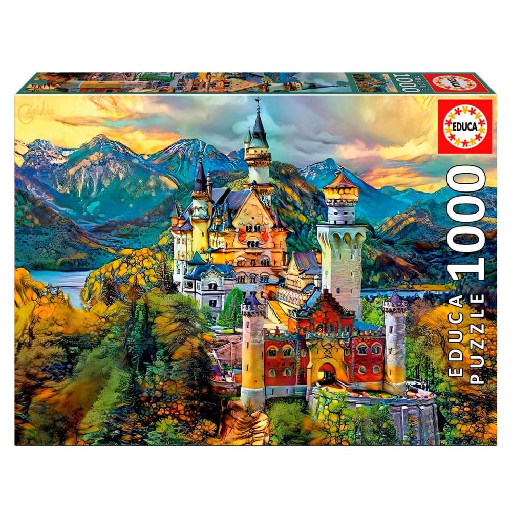Puzzle 1000 Peças Castelo Neuschwanstein - Educa 19933