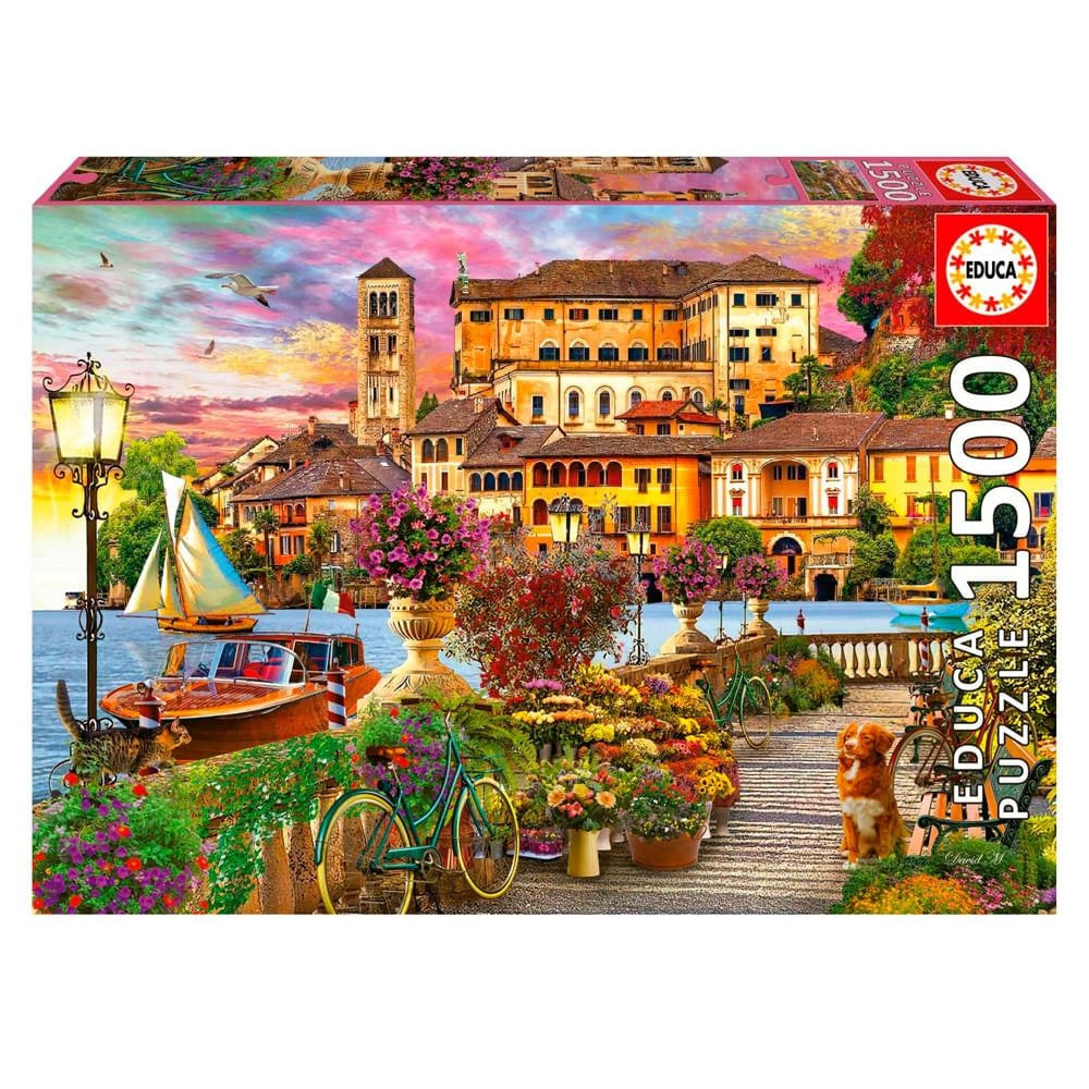 Puzzle 1500 Peças Passeio pela Itália - Educa 19562