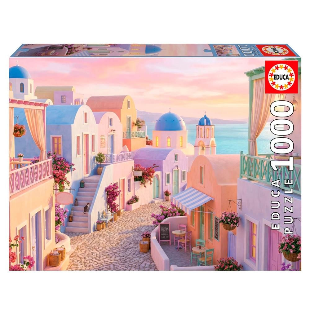 Puzzle 1000 Peças Santorini dos Sonhos - Educa 20566