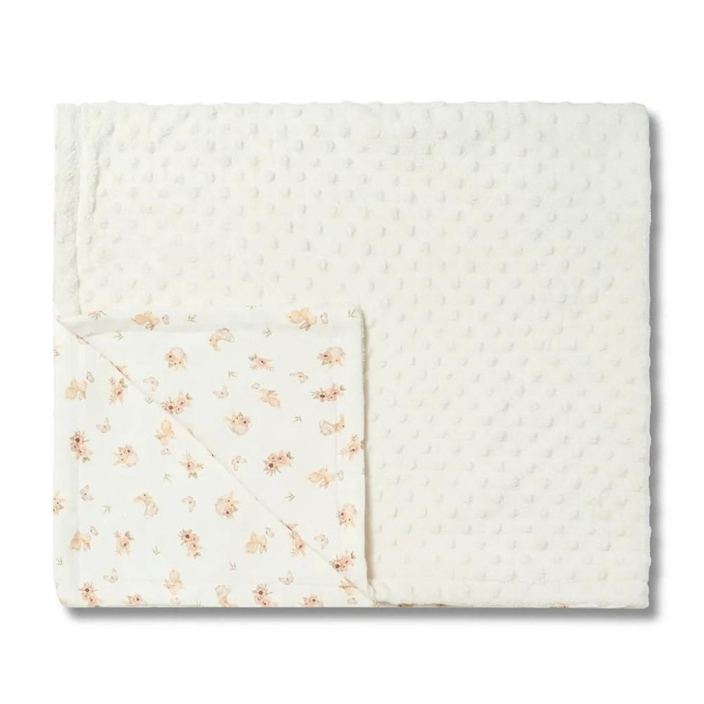 Cobertor Hug Fleece Dots Fun Chá Da Tarde Off White