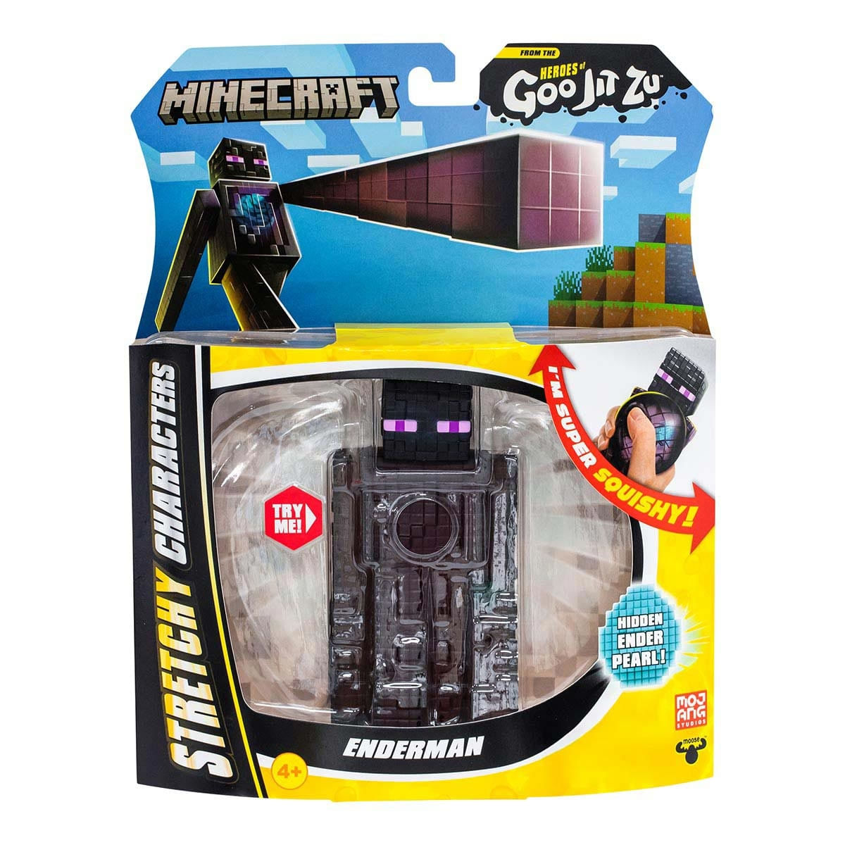 Boneco Elástico do Enderman - Goo Jit Zu Minecraft