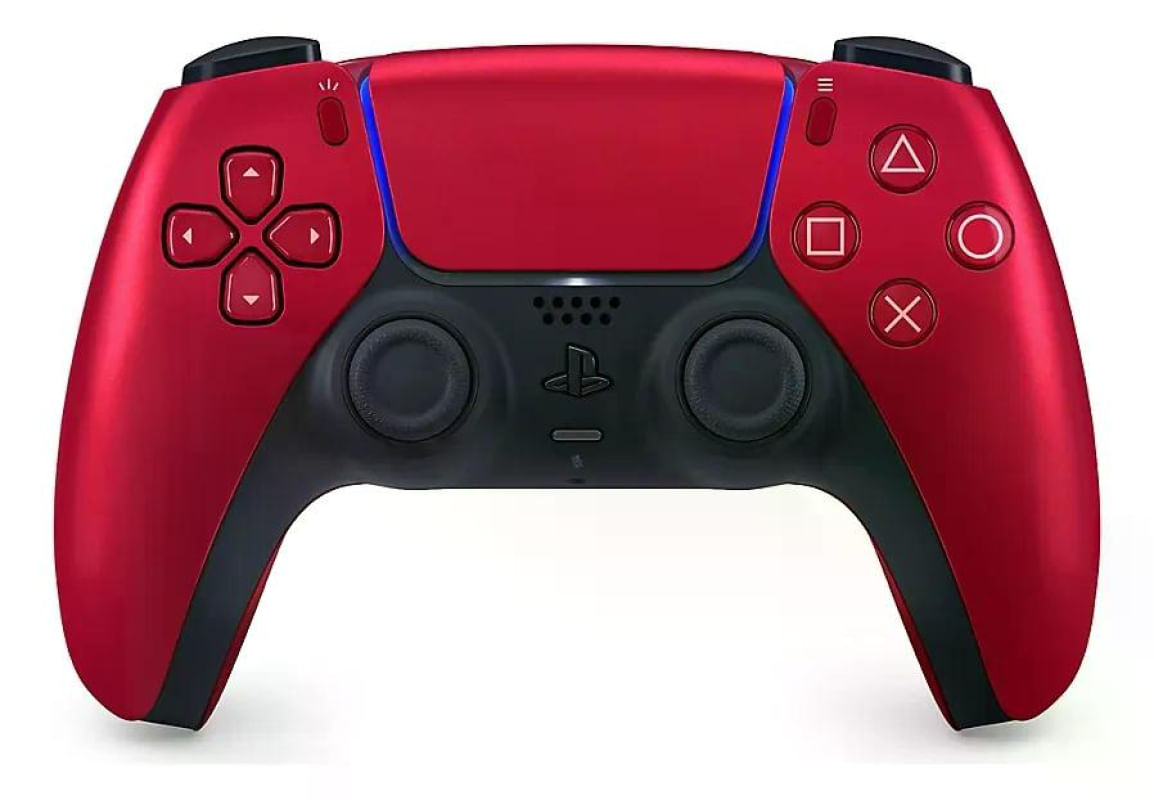 Controlador Joystick Sem Fios Dualsense Para Ps5 Vermelho Vulcânico