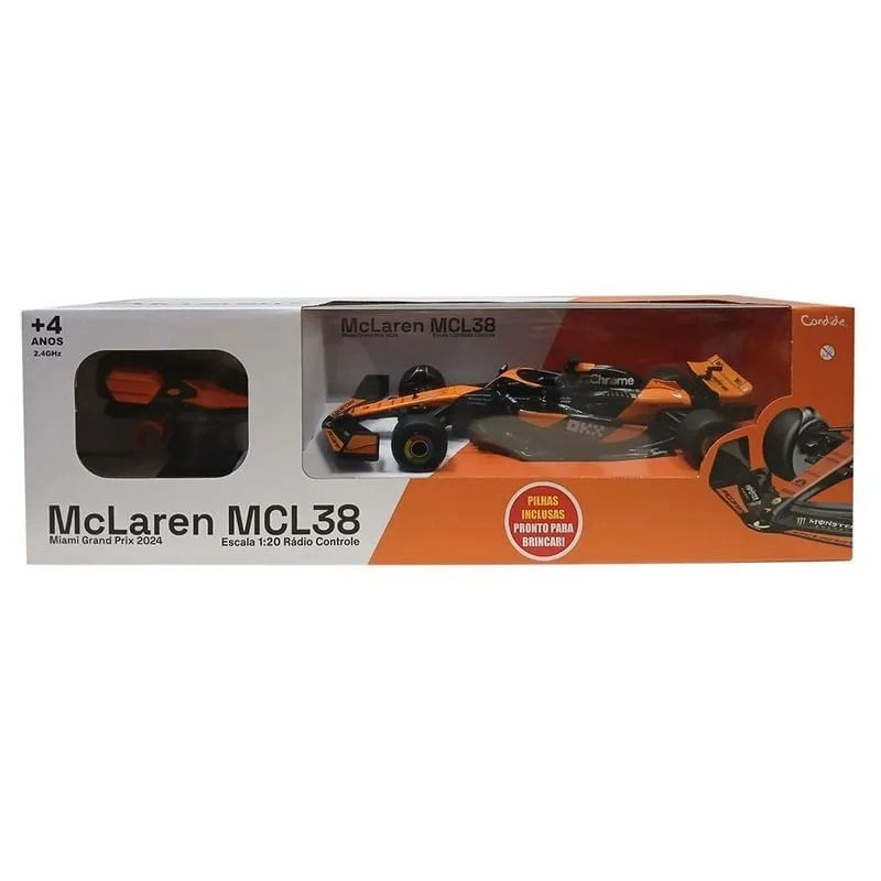 Carrinho de Controle - McLaren 1:20 Fórmula 1 | Candide