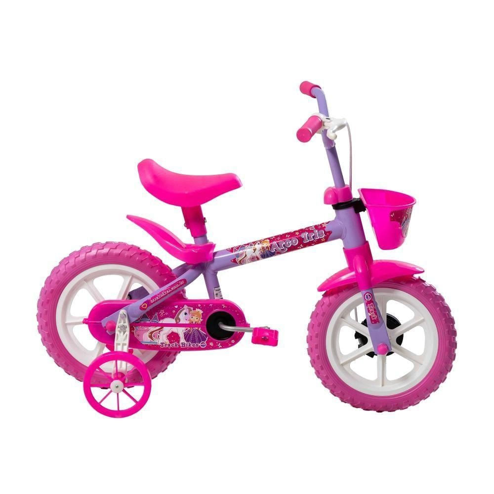 Bicicleta Infantil Aro 12 TK3 Freio a Tambor Lilás Track & Bikes