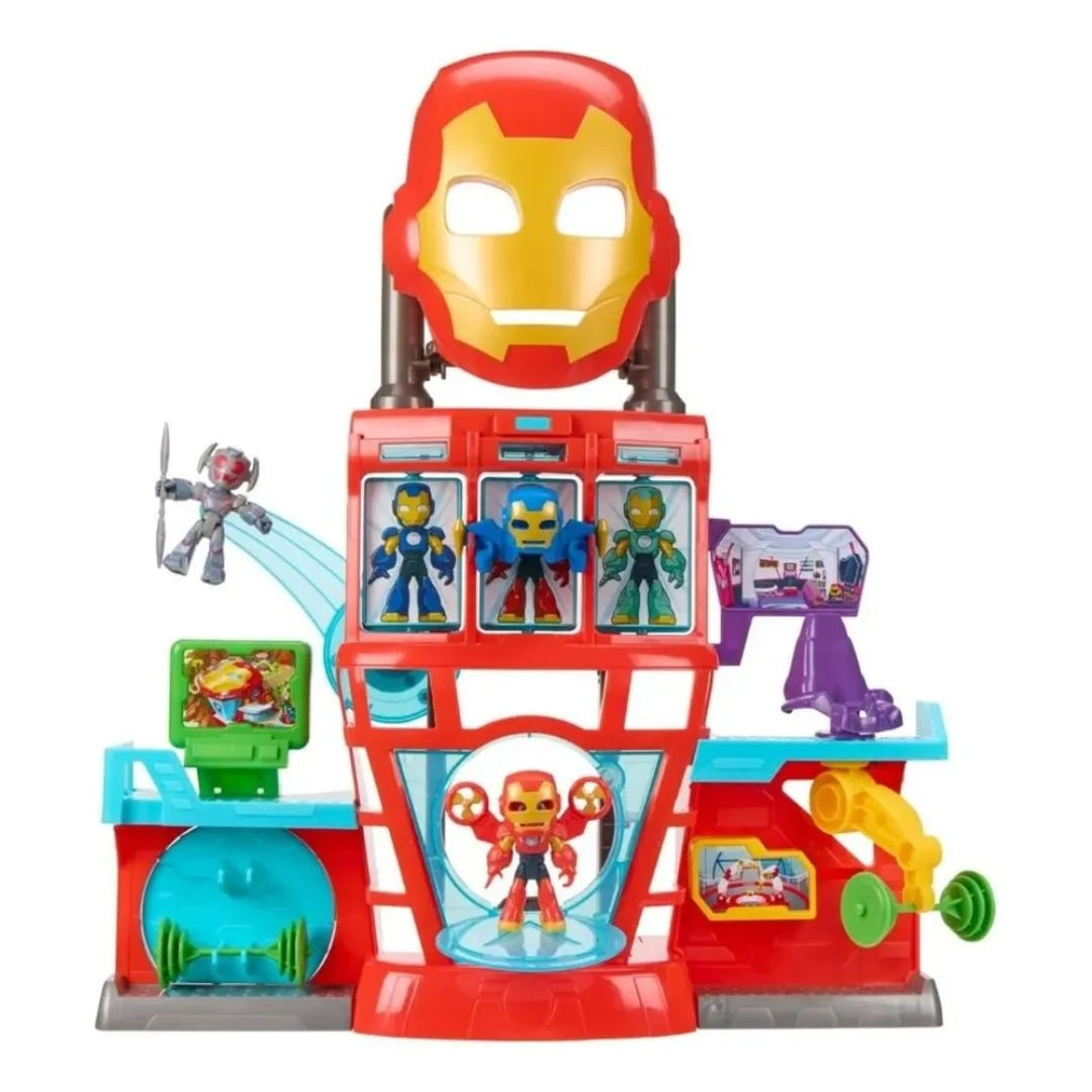 Conjunto Marvel QG de Ferro Iron Man Awesome Friends G1259