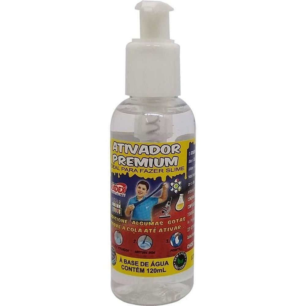 Ativador para Slime Premium para Cola com Válvula Pump 120ML Radex