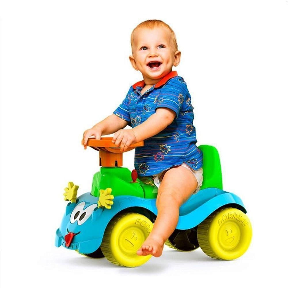 Veículo para Bebê Totokinha Bolinha com Escorregador Menino Cardoso Toys