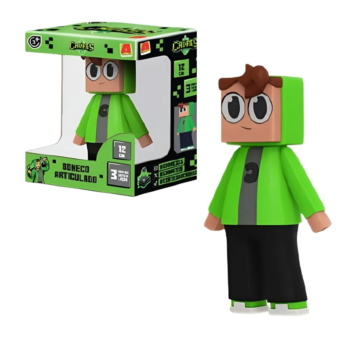 Mini Boneco Youtuber Cadres Algazarra 3.03.1516