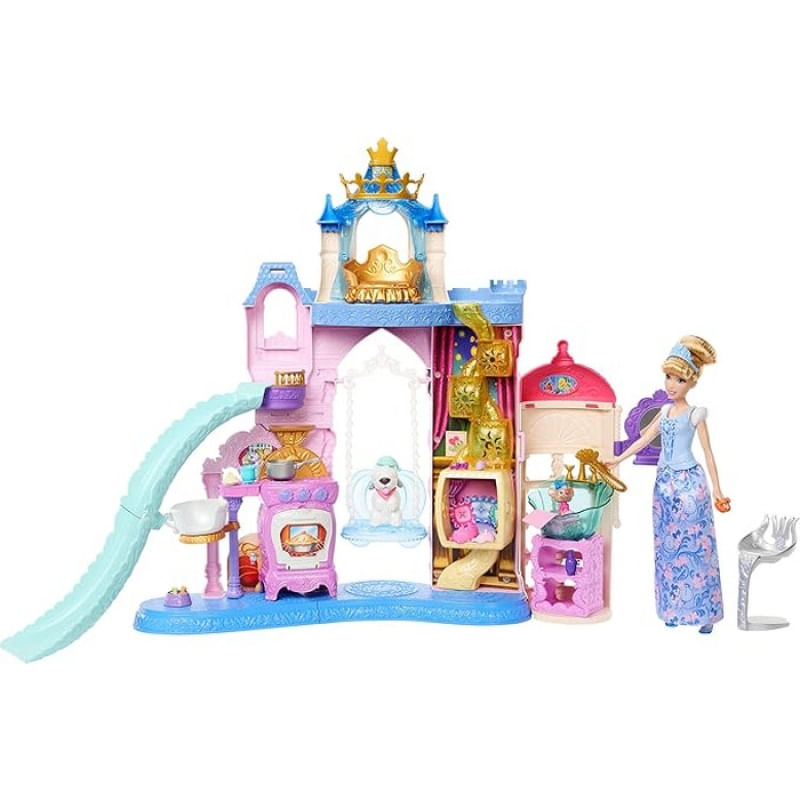 DISNEY PRINCESAS CINDERELA PALACIO DOS ANIMAIS PLAYSET - MATTEL