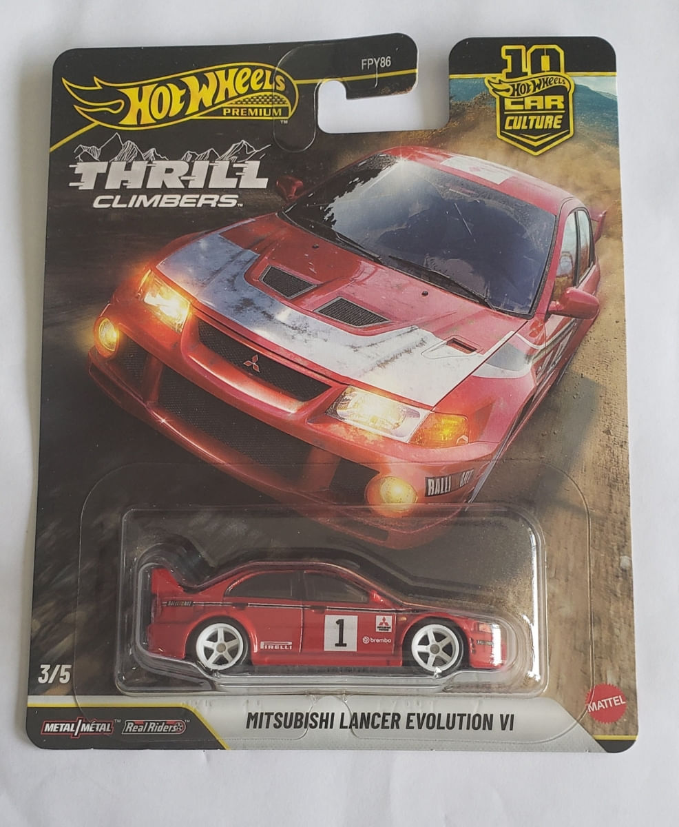 Hot Wheels Car Culture - Thrill Climbers Mitsubishi Lancer Evolution VI
