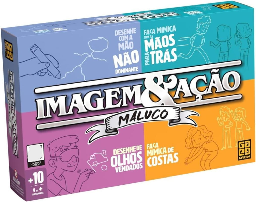 Jogo De Tabuleiro Imagem E Ação Maluco Grow - 4694
