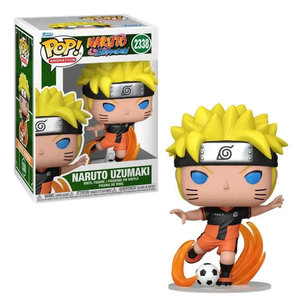 Funko Pop Anime Naruto Uzumaki 2338 Futebol